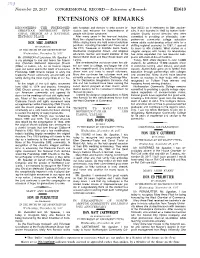 Extensions of Remarks Section