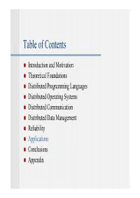Table of Contents