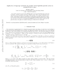 Arxiv:0911.0614V15 [Gr-Qc] 19 Jun 2018 Fteeequations These of Nevlso Hne,Tog Htlae Ttime-Like