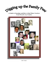 A Guide to Genealogy and How to Find Where You Have Come from in Any Country