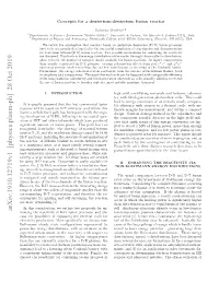 Concepts for a Deuterium-Deuterium Fusion Reactor