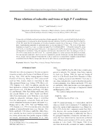 Phase Relations of Nahcolite and Trona at High P-T Conditions