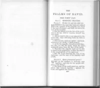 Psalms of Da Vid