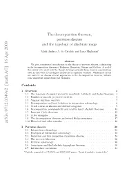 The Decomposition Theorem, Perverse Sheaves and the Topology Of