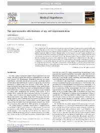 The Unreasonable Effectiveness of My Self-Experimentation
