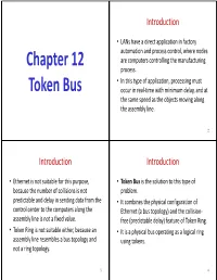 Token Bus Occur in Real‐Time with Minimum Delay, and at the Same Speed As the Objects Moving Along the Assembly Line
