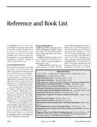 Reference and Book List