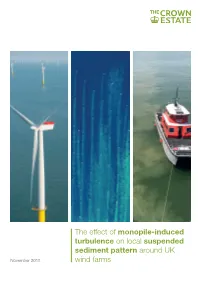 The Effect of Monopile-Induced Turbulence on Local Suspended