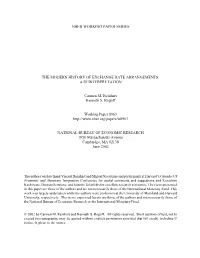 The Modern History of Exchange Rate Arrangements: a Reinterpretation