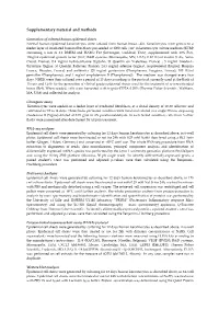 Supplementary Material and Methods