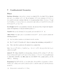 7 Combinatorial Geometry