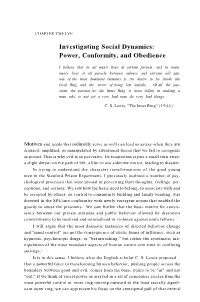 Investigating Social Dynamics: Power, Conformity, and Obedience