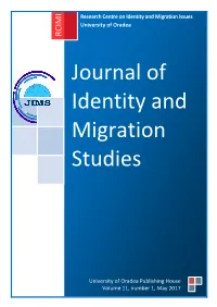 Journal of Identity and Migration Studies