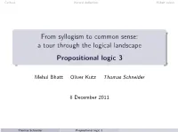 Propositional Logic 3