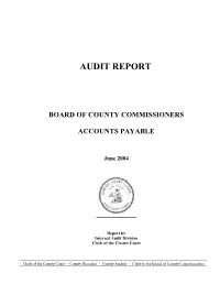 Audit Report