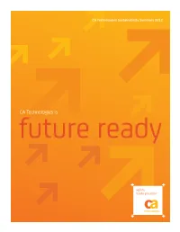 Future Ready CA 2012 CSR 042682 CA CSR12 Execsummary V05 06/05/13 Page B