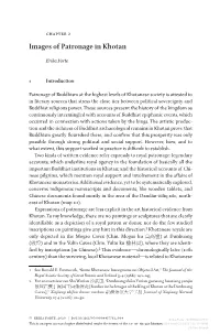 Images of Patronage in Khotan Full Article Language: En Indien Anders: Engelse Articletitle: 0