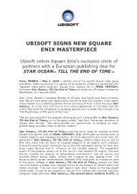 Ubisoft Signs New Square Enix Masterpiece