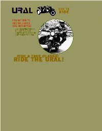 URAL How to Ride