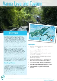 Vanua Levu and Taveuni