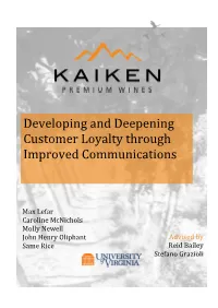 Developing and Deepening Customer Loyalty Through