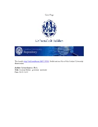 Ternate Malay : Grammar and Texts Date: 2012-10-11