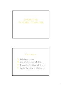 1.Operating Systems Overview