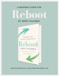 A Reading Guide for by Jerry Colonna