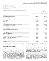 Directors' Report