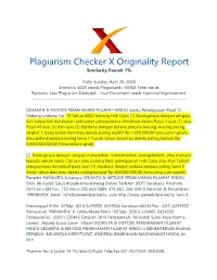 Plagiarism Checker X Originality Report Similarity Found: 7%