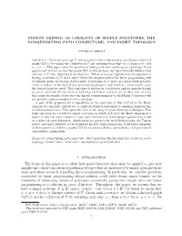Posets Arising As 1-Skeleta of Simple Polytopes, the Nonrevisiting Path Conjecture, and Poset Topology