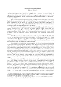 Read These Fragments of an Autobiography