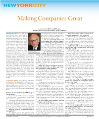 To Download a PDF of an Interview with Howard M. Lorber, President