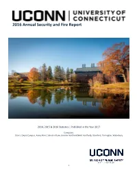 2016 Annual Security and Fire Report