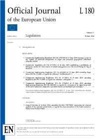 Commission Implementing Regulation (EU)