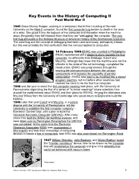Computer History II