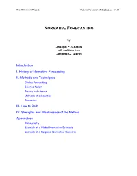 Normative Forecasting