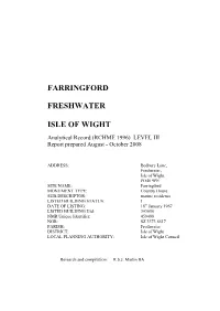 R Martin Report