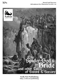 Xoth.Net Publishing Tales of Sword & Sorcery