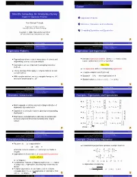 Eigenvalue Problems