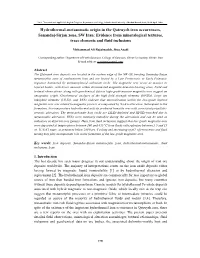 Hydrothermal-Metasomatic Origin in the Qatruyeh Iron Occurrences