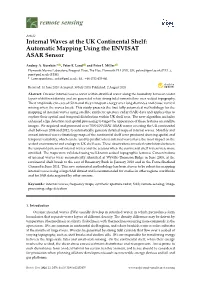 Internal Waves at the UK Continental Shelf: Automatic Mapping Using the ENVISAT ASAR Sensor