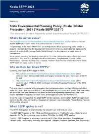 Koala SEPP—Frequently Asked Questions—Development Applications