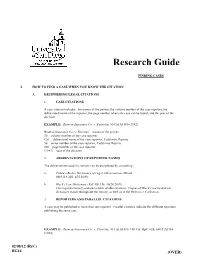 Research Guide