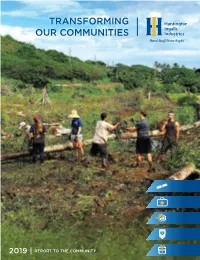 Transforming Our Communities