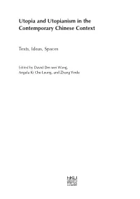 Utopia and Utopianism in the Contemporary Chinese Context