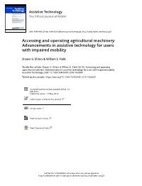 Advancements in Assistive Technology for Users with Impaired Mobility