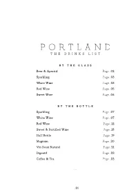 The Drinks List