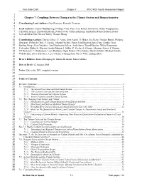 1 Chapter 7: Couplings Between Changes in the Climate System And