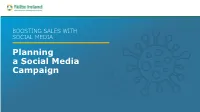 Boosting Sales with Social Media